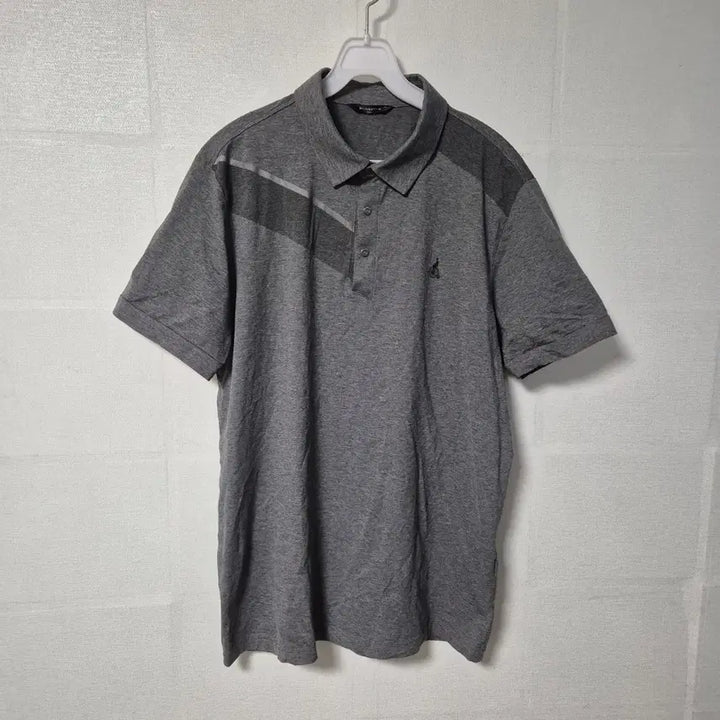 [SOLD OUT] 빈폴 회색 반팔 카라 티셔츠