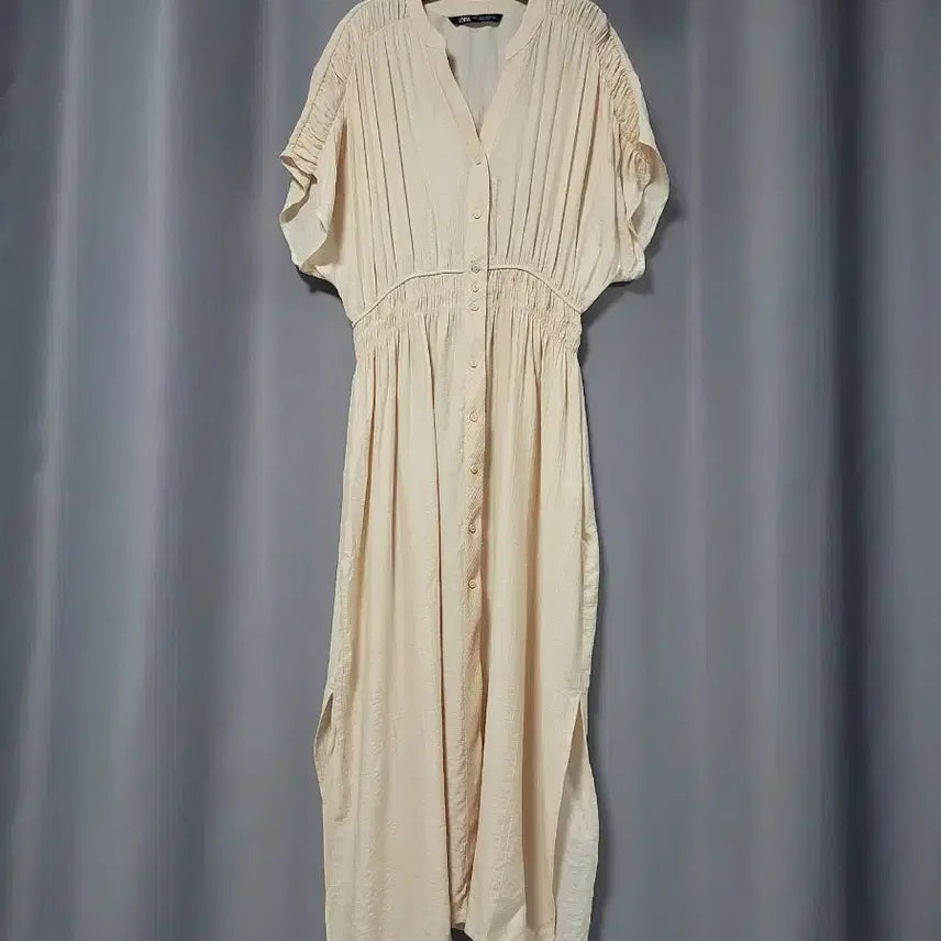 [SOLD OUT] 자라 셔링 롱 원피스