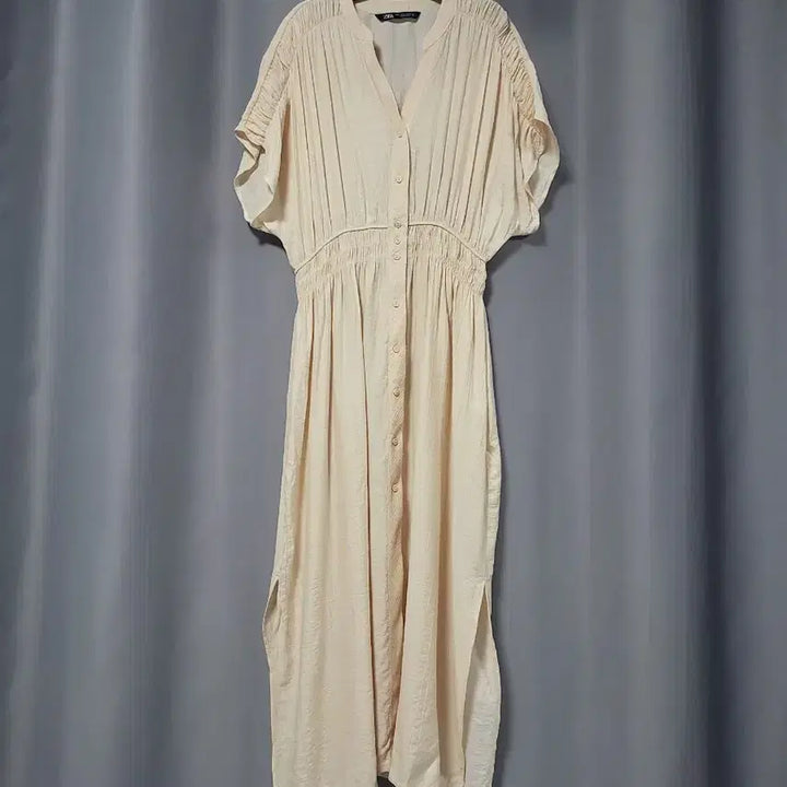 [SOLD OUT] 자라 셔링 롱 원피스