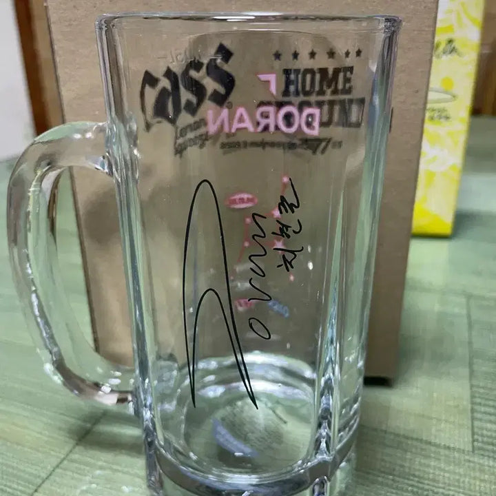 [BUNJANG] T1 Doran Cas Beer Glass + Photocard / T1 티원 도란 카스 맥주잔 + 포토카드 (새상품)