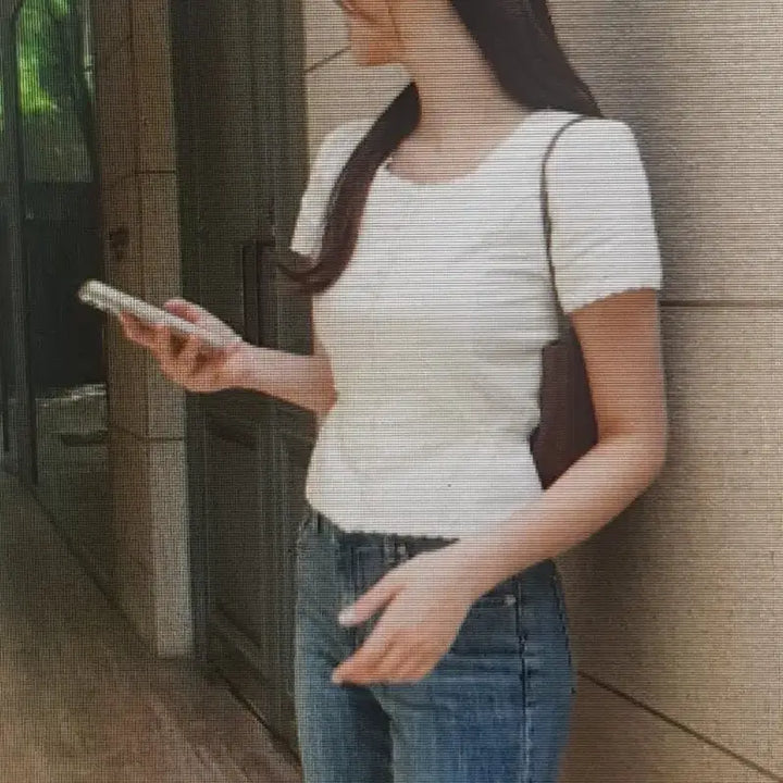 [BUNJANG] Lace Ribbon Short Sleeve Shirt / (해외배송 )레이스 리본끈 반팔 셔츠