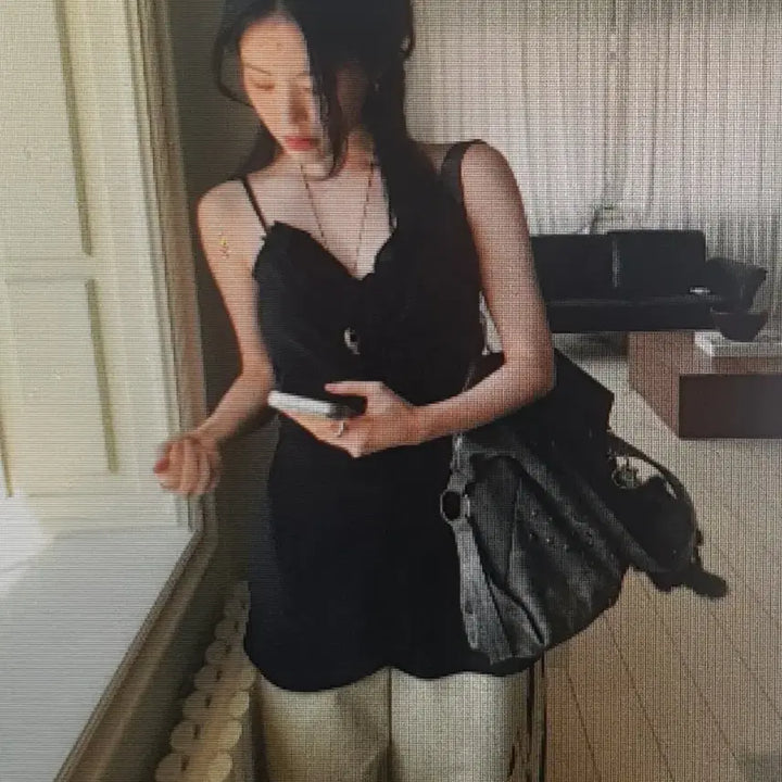 [BUNJANG] Wrap Style Blouse / (해외배송)끈 랩 스타일 블라우스 2컬러