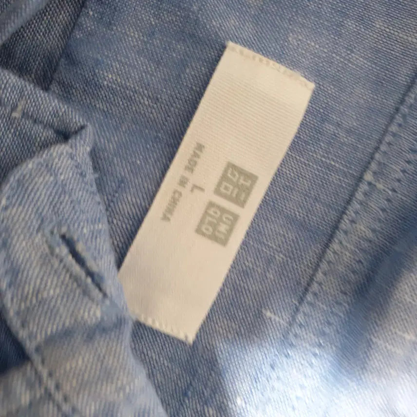 [BUNJANG] Uniqlo Linen Shirt (Size 100) / 유니클로 마 남방셔츠/100