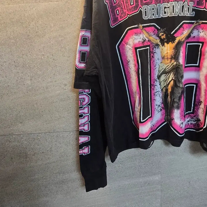 [BUNJANG] ROCKSTAR 08 Printing Long Sleeve T-shirt / ROCKSTAR. 오리지널 08 프린팅 긴팔티.