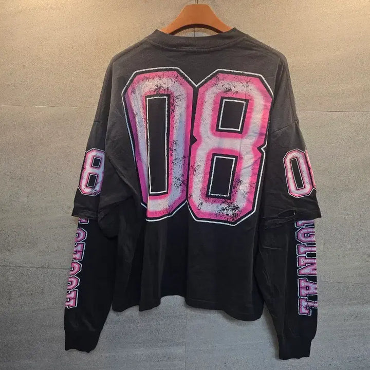 [BUNJANG] ROCKSTAR 08 Printing Long Sleeve T-shirt / ROCKSTAR. 오리지널 08 프린팅 긴팔티.
