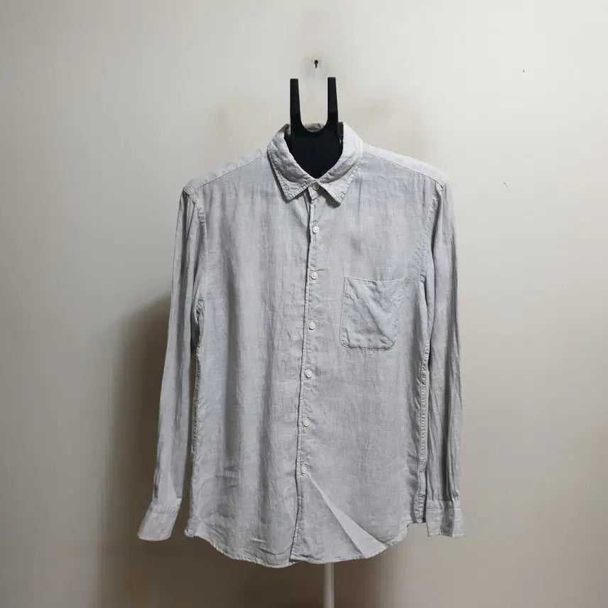[BUNJANG] Uniqlo Linen Shirt / 유니클로 마 남방셔츠/100