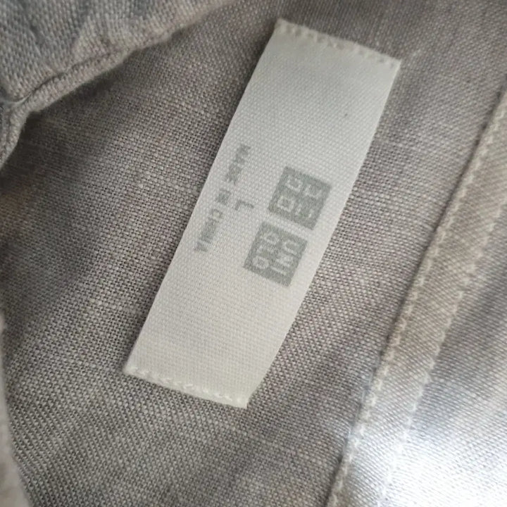 [BUNJANG] Uniqlo Linen Shirt / 유니클로 마 남방셔츠/100