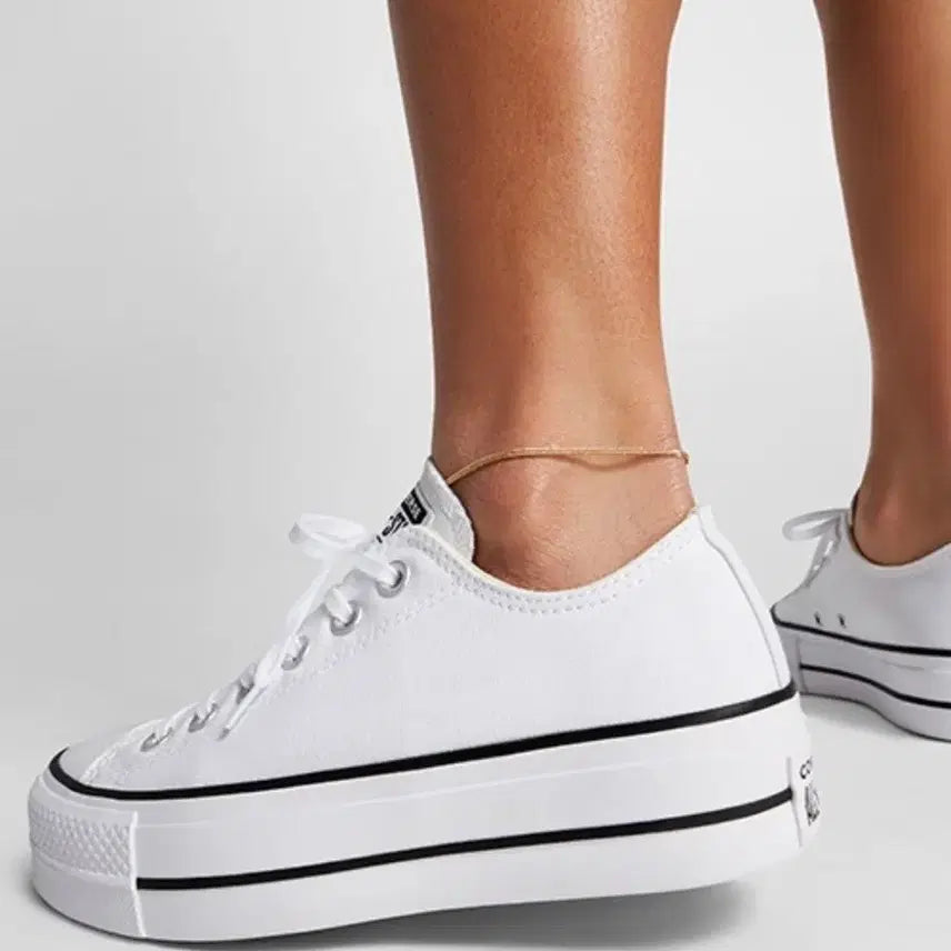 [BUNJANG] Converse Chuck Taylor All Star Move Platform Sneakers / 컨버스 척테일러 올스타 무브 플랫폼 화이트 225