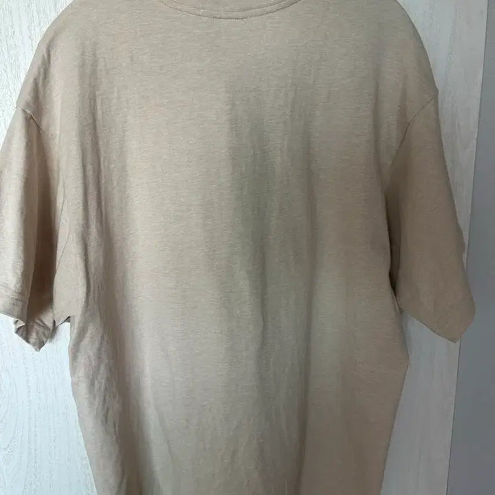 [BUNJANG] Adidas Beige Short Sleeve T-shirt / 아디다스 베이지 반팔 티셔츠