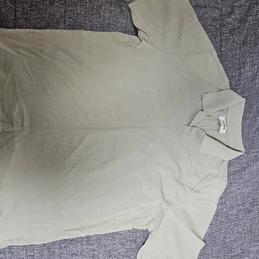 [BUNJANG] Lap12 Beige Pique Short Sleeve T-shirt / 랩12 피케 반팔티셔츠 베이지