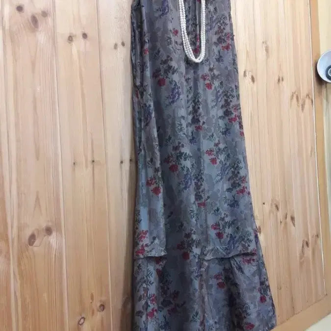 [BUNJANG] Ingyeon Sarang Jacquard Rayon Long Dress / * 인견사랑 자갸드 인견 원피스        ( 새 상 품 )