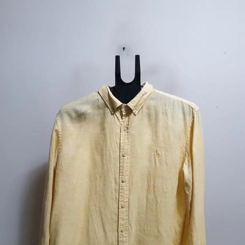 [BUNJANG] Hazzys Linen Shirt 110 / 헤지스 마 남방셔츠/110