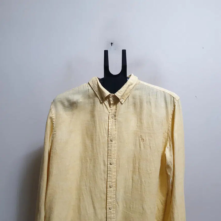 [BUNJANG] Hazzys Linen Shirt 110 / 헤지스 마 남방셔츠/110