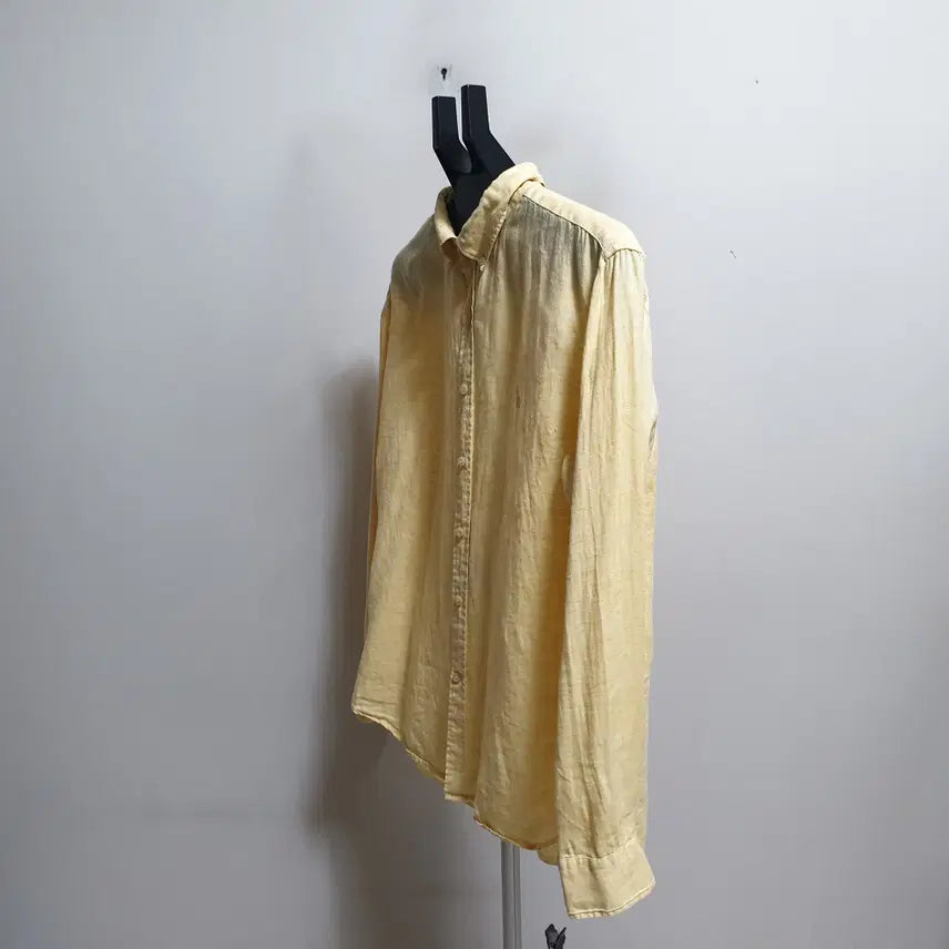 [BUNJANG] Hazzys Linen Shirt 110 / 헤지스 마 남방셔츠/110
