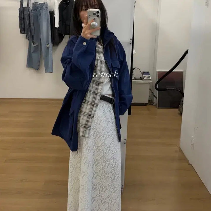 [BUNJANG] Markedly Poor Shop Ivory Jacket / 푸어샵 조이드비비에