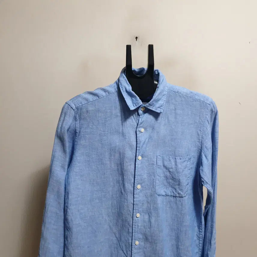[BUNJANG] Uniqlo Linen Shirt / 유니클로 마 남방셔츠/100