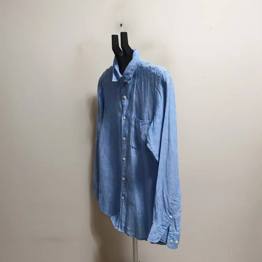 [BUNJANG] Uniqlo Linen Shirt / 유니클로 마 남방셔츠/100