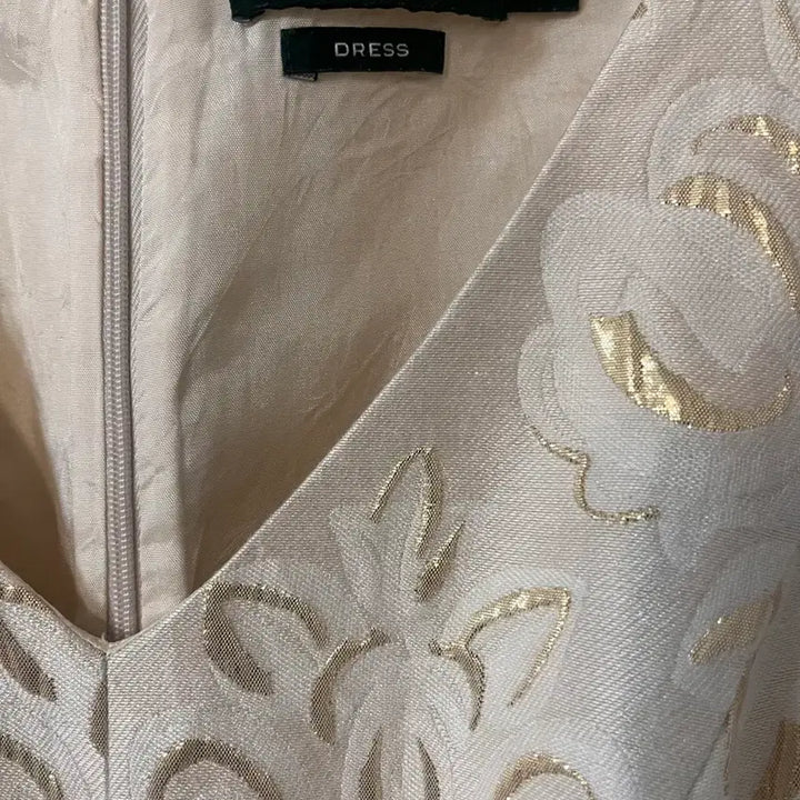 [BUNJANG] Ralph Lauren Jacquard Ivory Dress / 랄프로렌 쟈가드 원피스