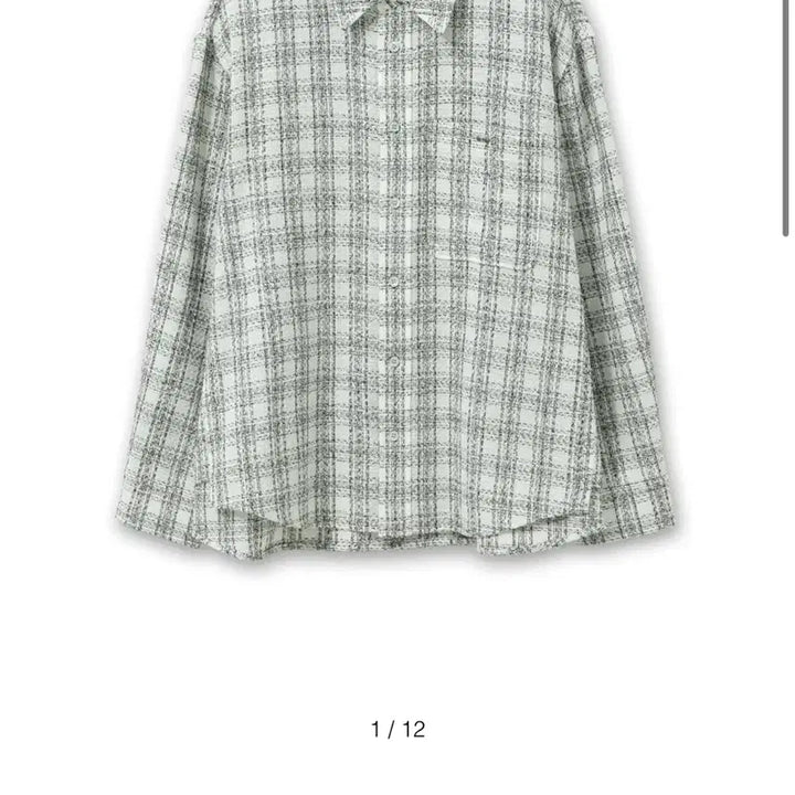 [BUNJANG] RECTO 25SS Tweed Check Shirt / 렉토 25ss 트위드셔츠