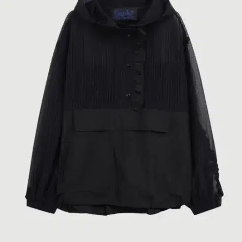 [SOLD OUT] 프릴 시스루 후드 아노락 36