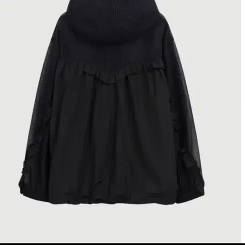 [SOLD OUT] 프릴 시스루 후드 아노락 36