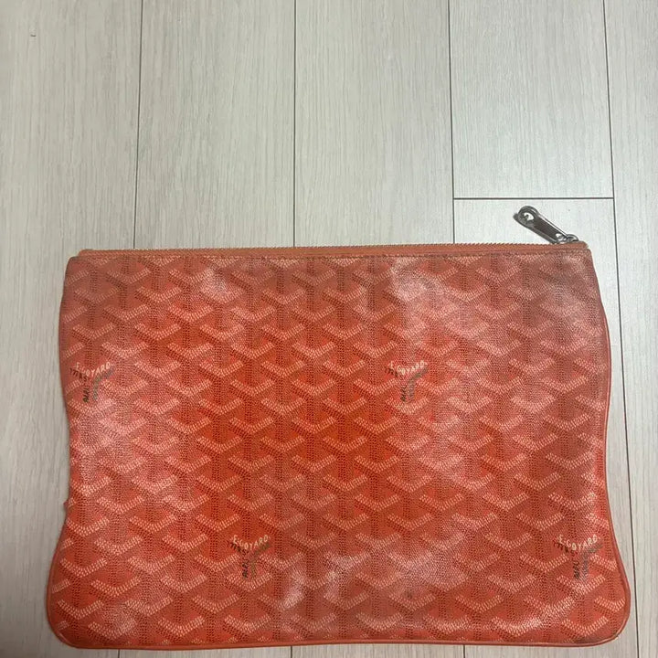 [BUNJANG] Goyard Orange Clutch Bag / 고야드 오렌지 클러치백