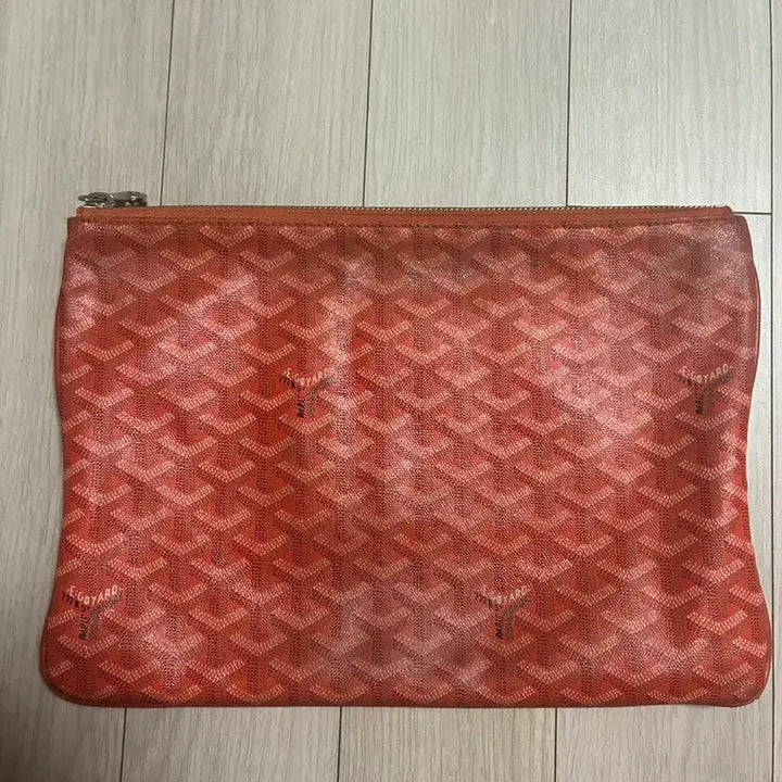 [BUNJANG] Goyard Orange Clutch Bag / 고야드 오렌지 클러치백