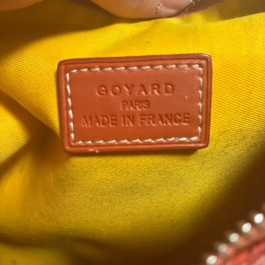 [BUNJANG] Goyard Orange Clutch Bag / 고야드 오렌지 클러치백