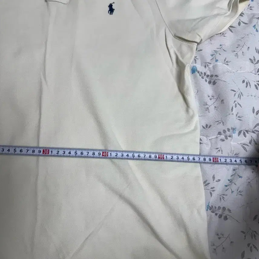 [SOLD OUT] 폴로 랄프로렌 아이보리 반팔 폴로셔츠 L