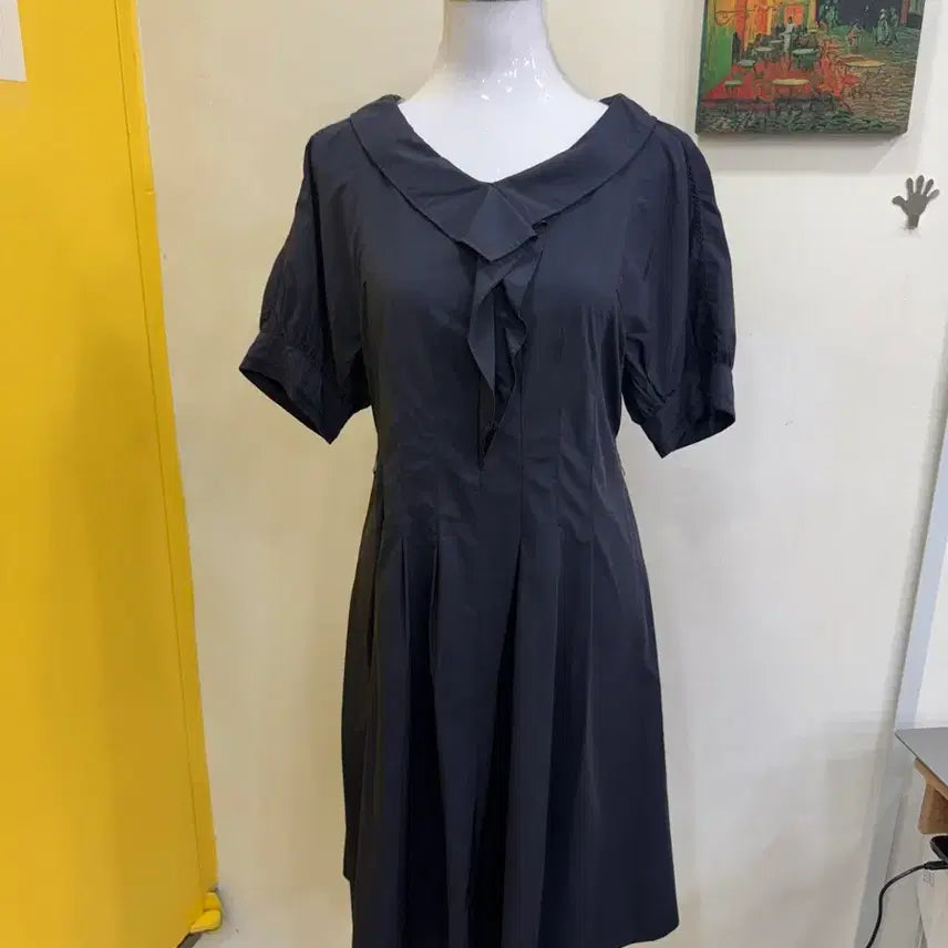 [BUNJANG] IT MICHAA Sailor Collar Black Dress / IT MICHAA 블랙 세일러카라 원피스 /하객룩 데이트룩 출근룩