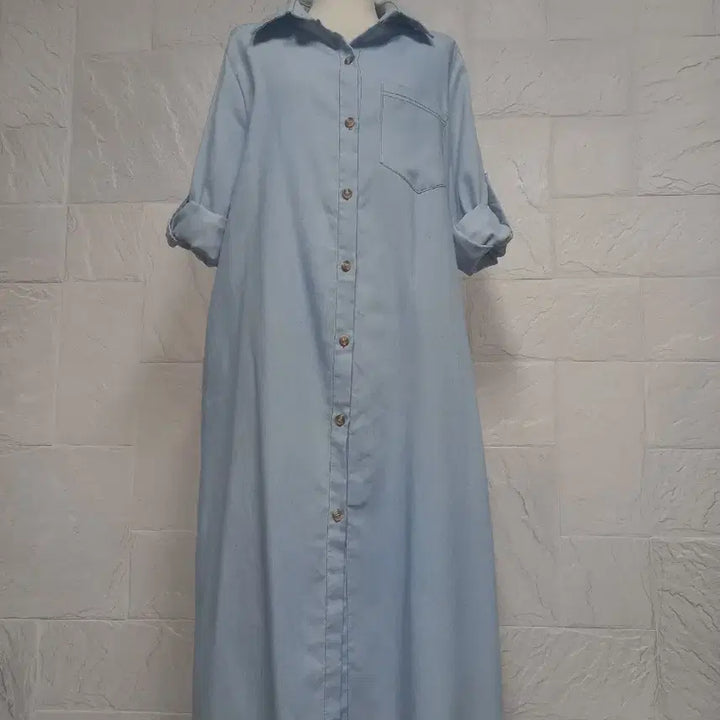 [SOLD OUT] 여름 데님롱원피스 (롱셔츠)