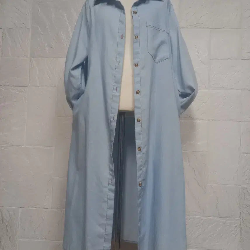 [SOLD OUT] 여름 데님롱원피스 (롱셔츠)