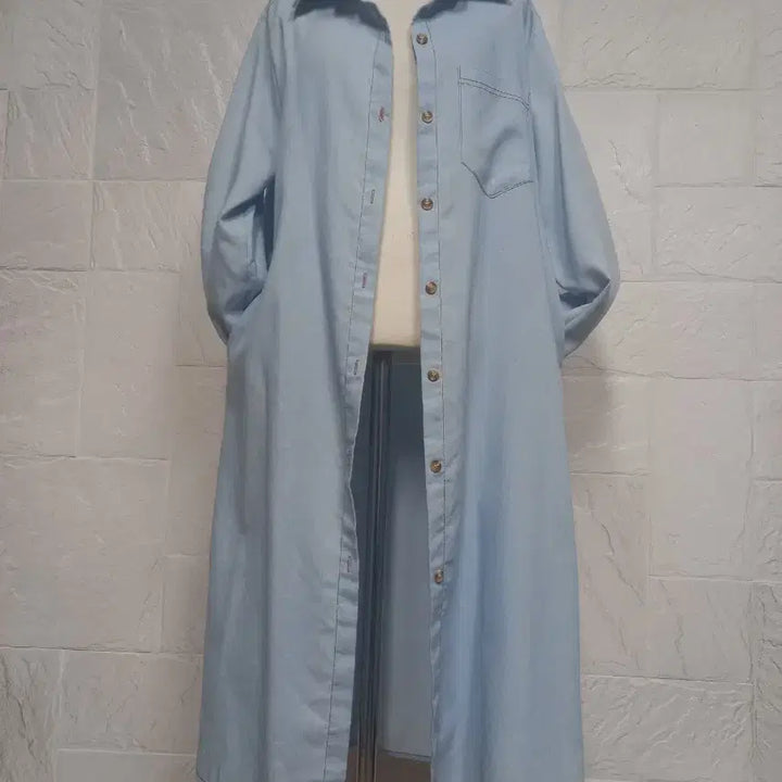 [SOLD OUT] 여름 데님롱원피스 (롱셔츠)