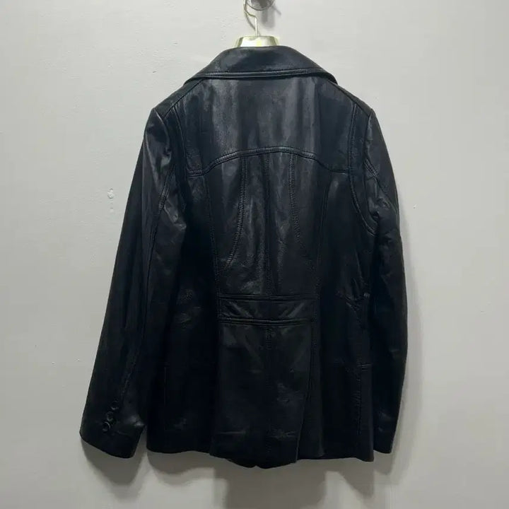 [BUNJANG] Olivia Lauren Black Leather Jacket (Size F) / 올리비아로렌 블랙 가죽 자켓 F 55