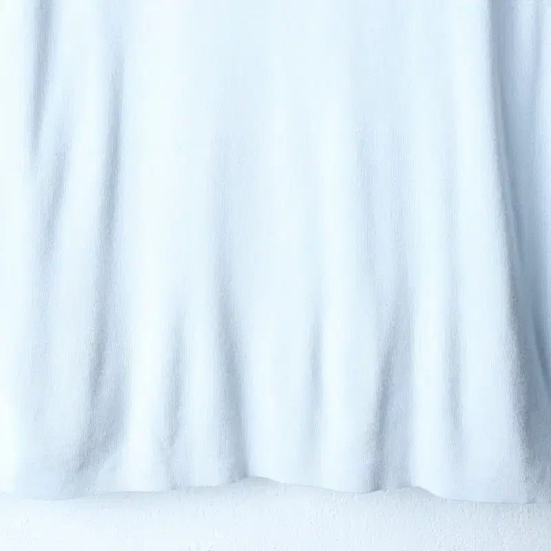 [BUNJANG] W(M-L) Cos Short Sleeve Knit T-shirt / W(M-L) 코스 반팔 티셔츠 니트 연블루 믹스-185E9