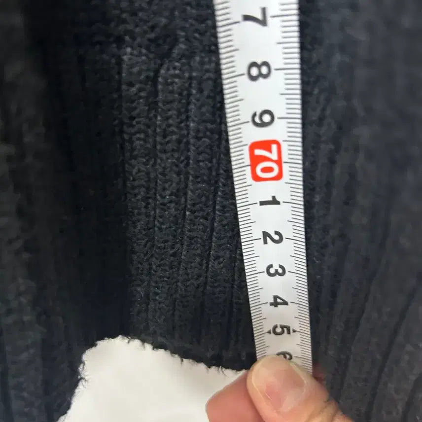 [BUNJANG] Polo Ralph Lauren Black Cable Knit Sweater XL / 폴로 랄프로렌 블랙 케이블 니트 XL