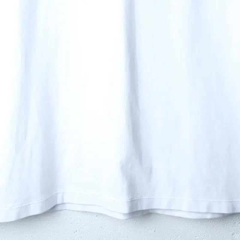 [BUNJANG] Musinsa Standard Long White T-Shirt / W(L-XL) 무신사 스탠다드 반팔 티셔츠 화이트 무지 롱-185ED