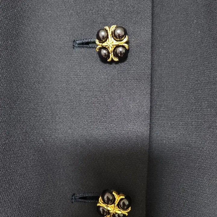 [BUNJANG] Nuangelia Navy No Collar Jacket / 노카라자켓