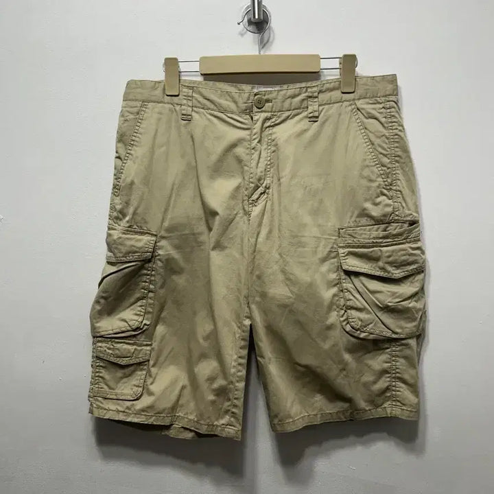 [BUNJANG] Khaki Cargo Shorts Cotton Shorts 34 / 카키색 카고 반바지 면바지 숏팬츠 34