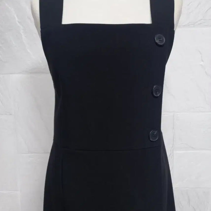 [BUNJANG] Long Slit Dress / 사이드단추 슬릿 롱원피스