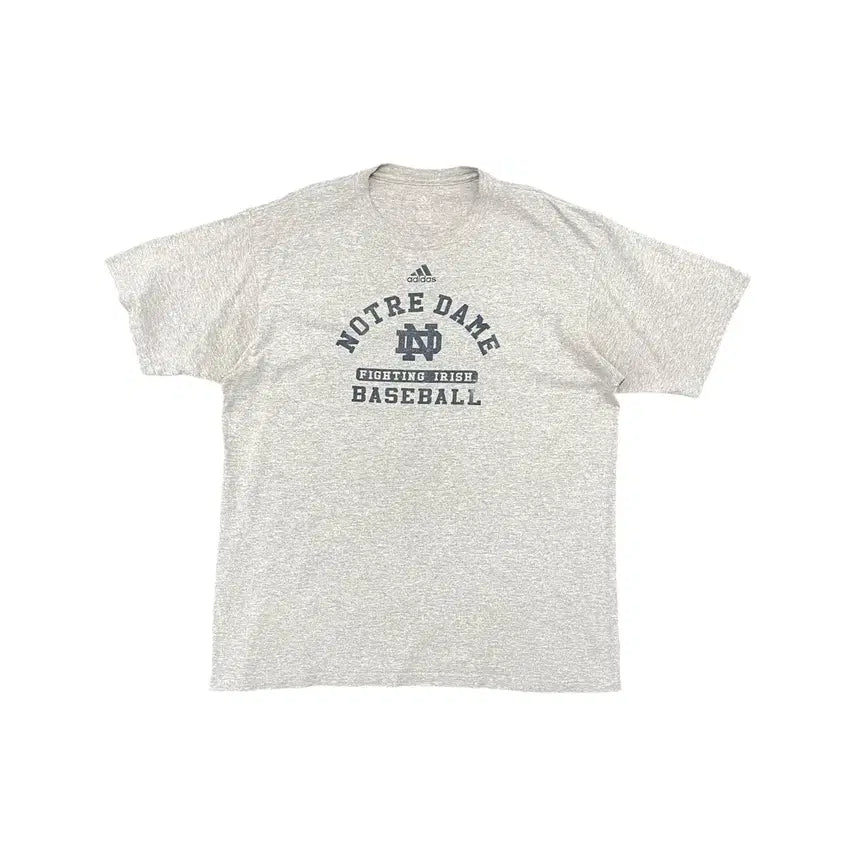 [BUNJANG] Adidas Notre Dame T-shirt XXL / 빈티지 아디다스 노터데임 티셔츠 XXL