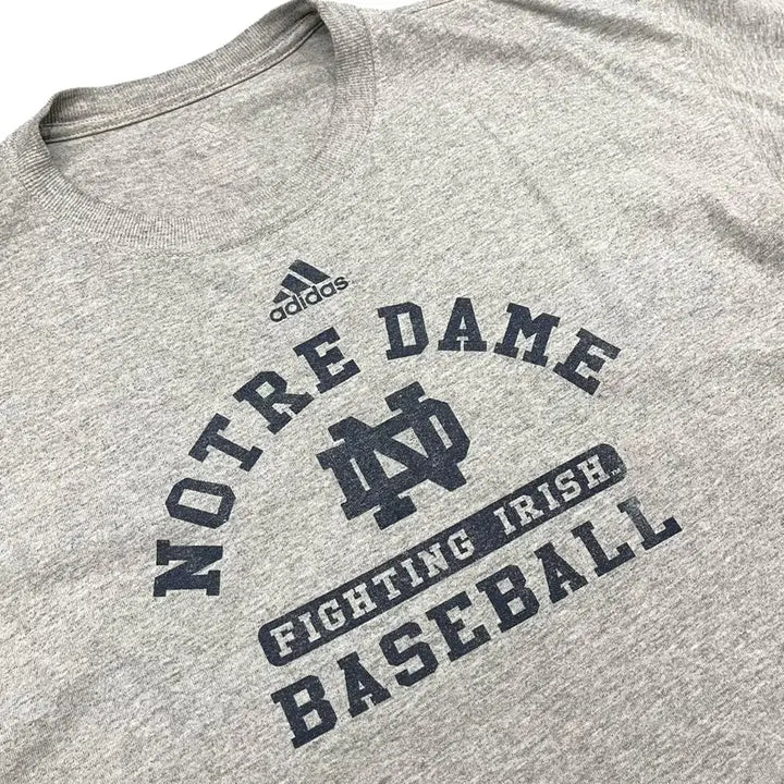 [BUNJANG] Adidas Notre Dame T-shirt XXL / 빈티지 아디다스 노터데임 티셔츠 XXL