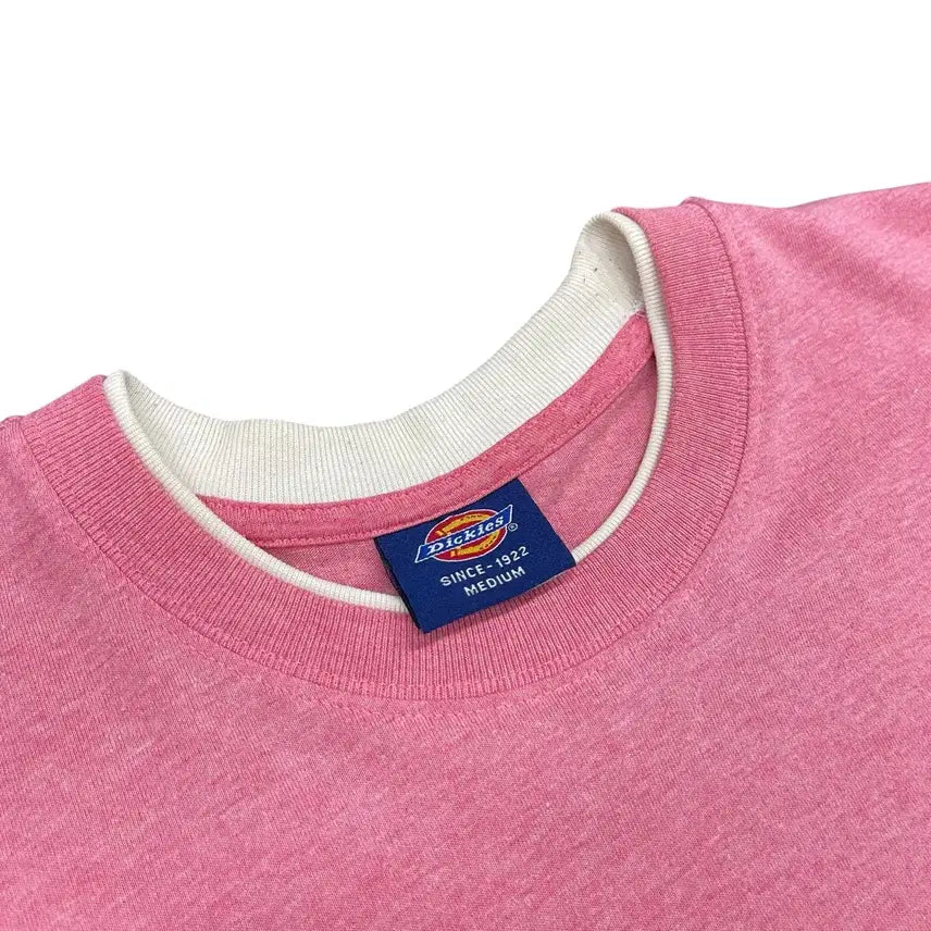 [BUNJANG] Dickies Pink Ringer Tee M / 디키지 핑크 링거 티셔츠 M
