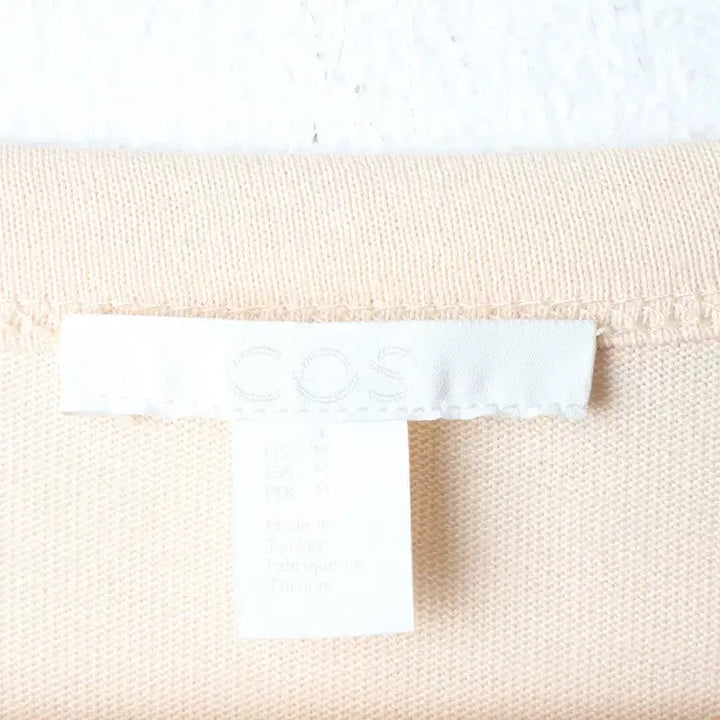 [BUNJANG] Cos Basic Short-Sleeve T-Shirt (M-XL) - Apricot / W(M-XL) 코스 반팔 티셔츠 오버핏 살구색 무지-185F8