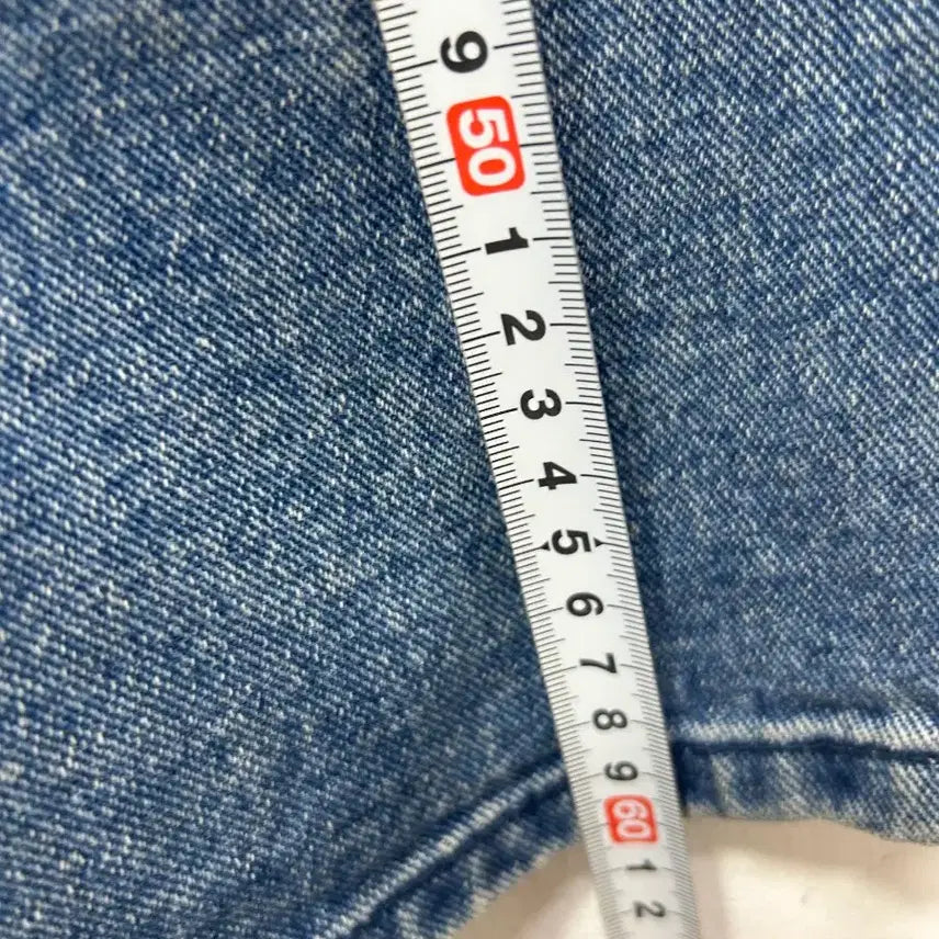 [BUNJANG] Denim Pleated Wide Shorts 4-part 28/29 / 데님 반바지 플리츠 와이드 4부 28/29