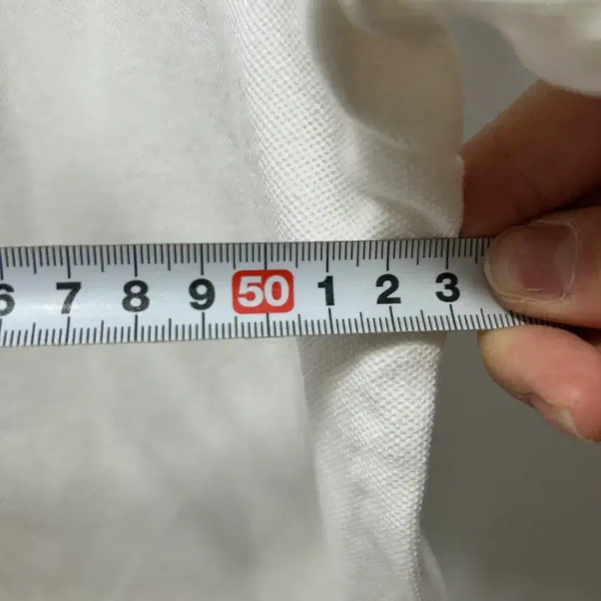 [BUNJANG] Polo Ralph Lauren White Short Sleeve Polo Shirt L / 폴로 랄프로렌 화이트 반팔 카라티 L