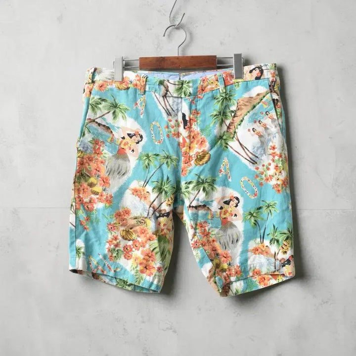 [BUNJANG] Polo Ralph Lauren Linen Shorts / 폴로 랄프로렌 린넨 쇼츠 반바지 34 M0247