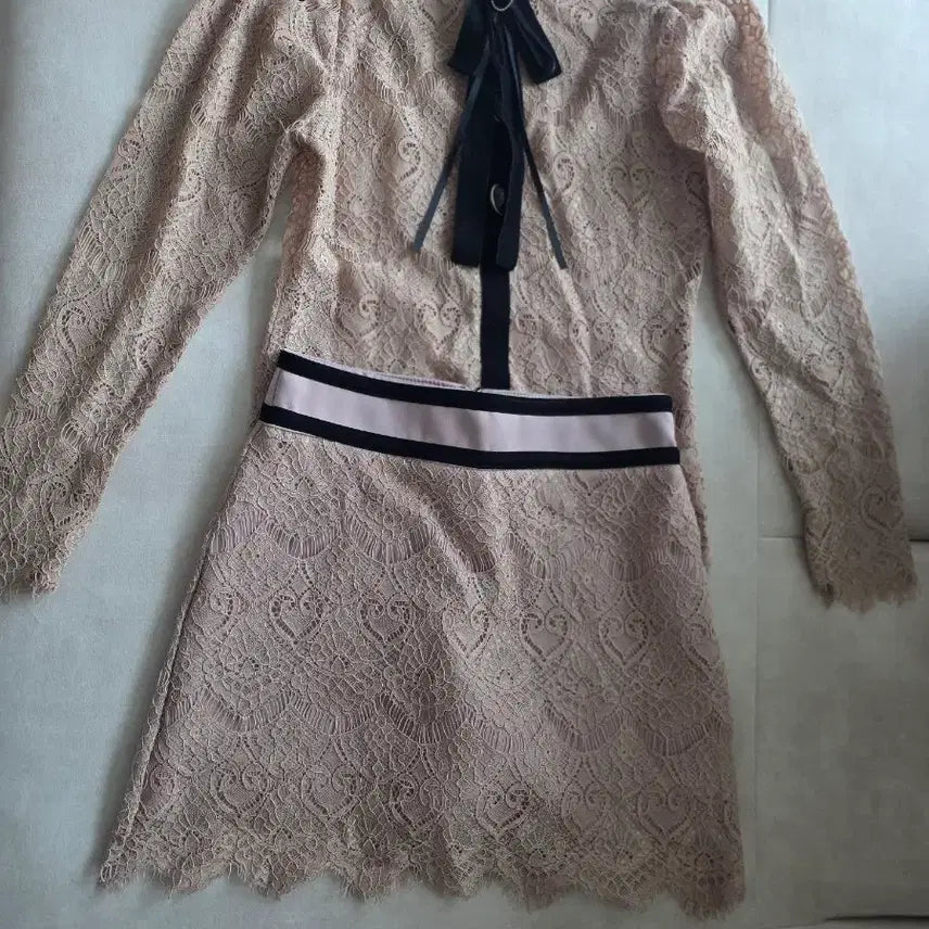 [BUNJANG] Lace Mini Two-Piece Set / 레이스미니투피스