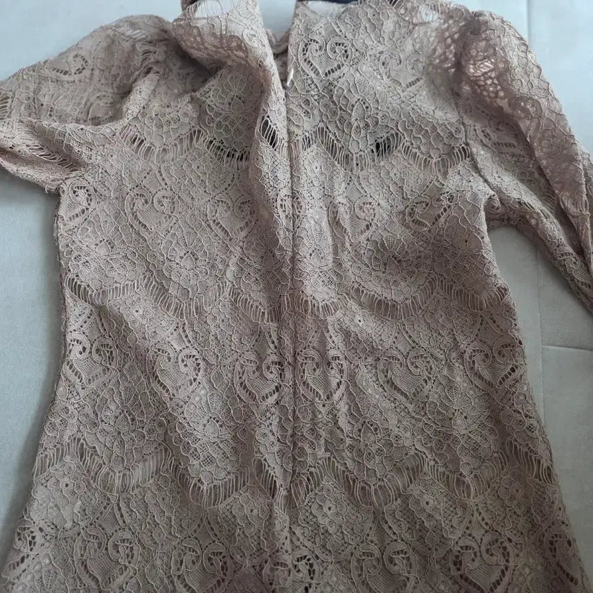 [BUNJANG] Lace Mini Two-Piece Set / 레이스미니투피스