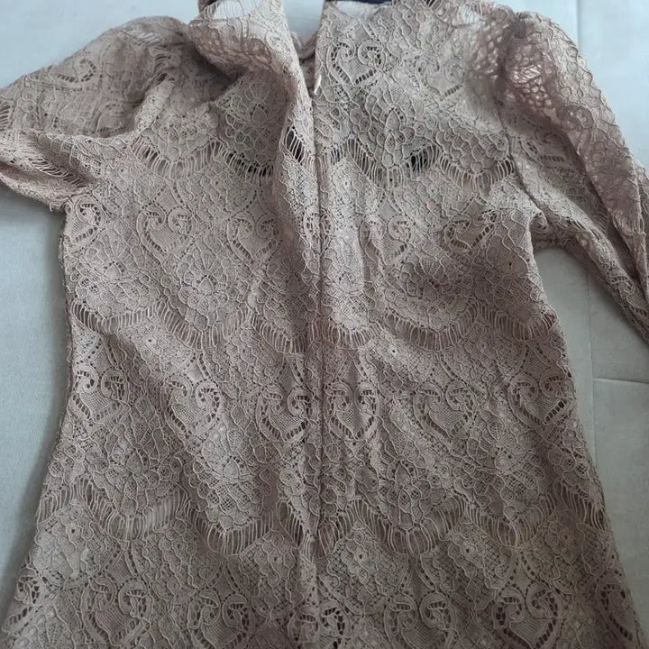 [BUNJANG] Lace Mini Two-Piece Set / 레이스미니투피스